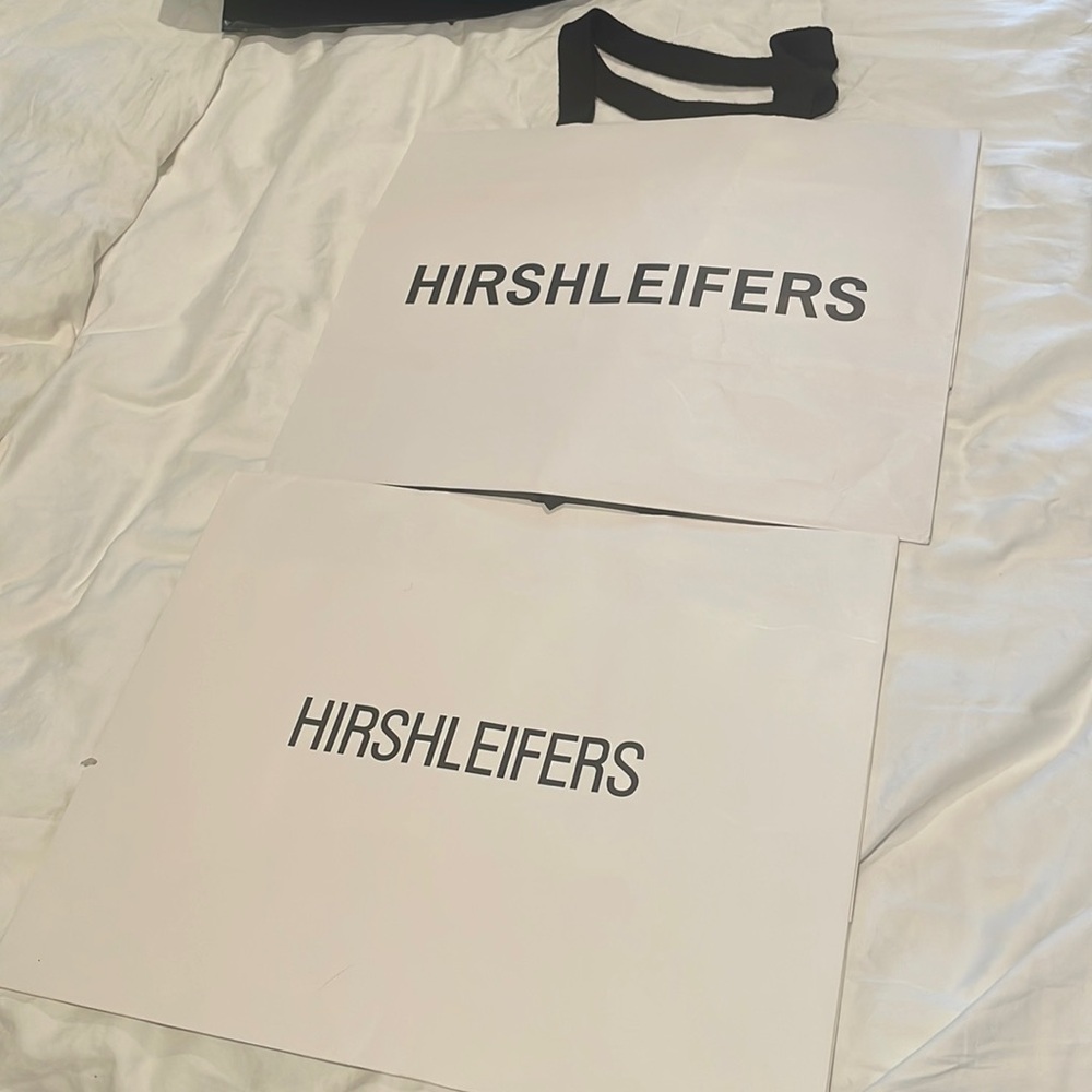 Hirshleifers shopping bag bundle. Luxury boutique in Americana Manhasset